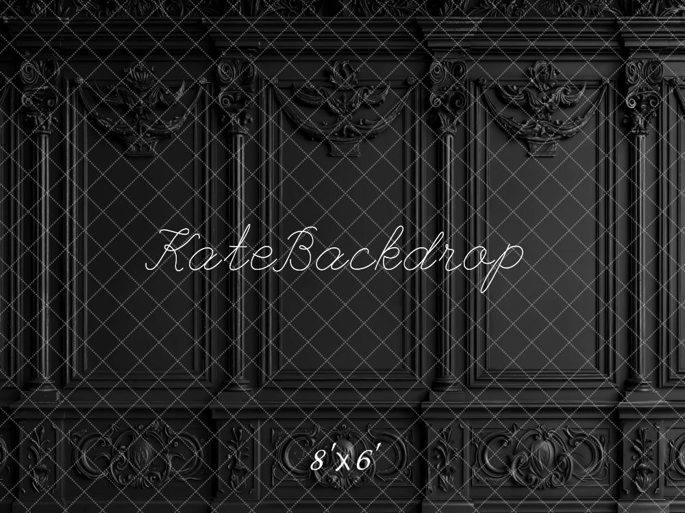 Kate Black Vintage Wall Backdrop Designed by Chain Photography