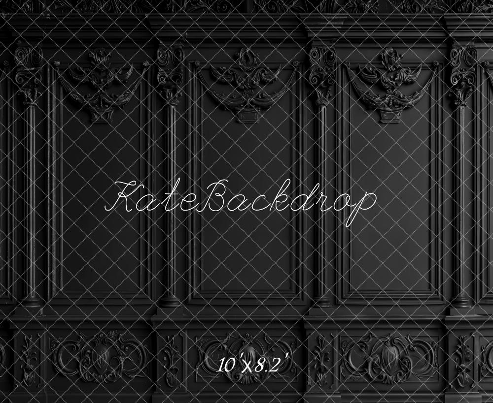 Kate Black Vintage Wall Backdrop Designed by Chain Photography