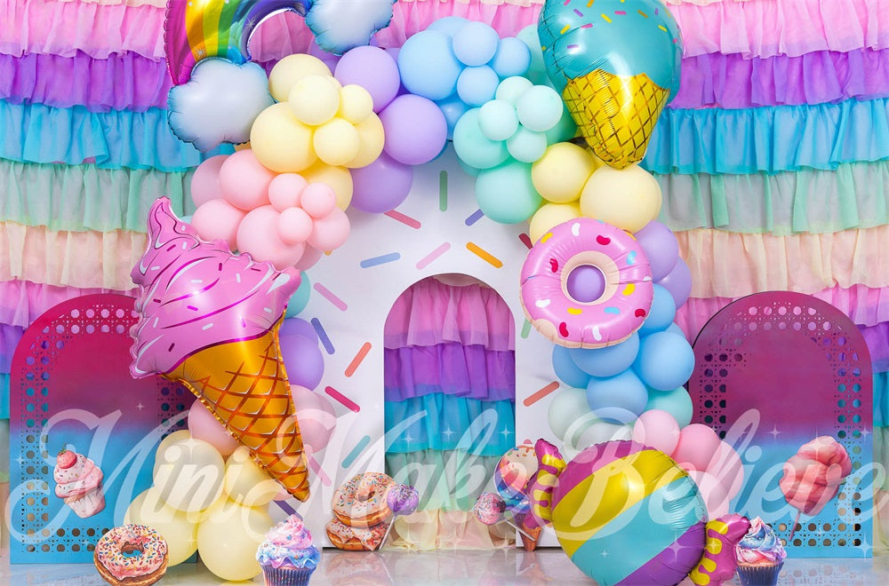 Kate Sweets Cake Smash Backdrop Designed by Mini MakeBelieve