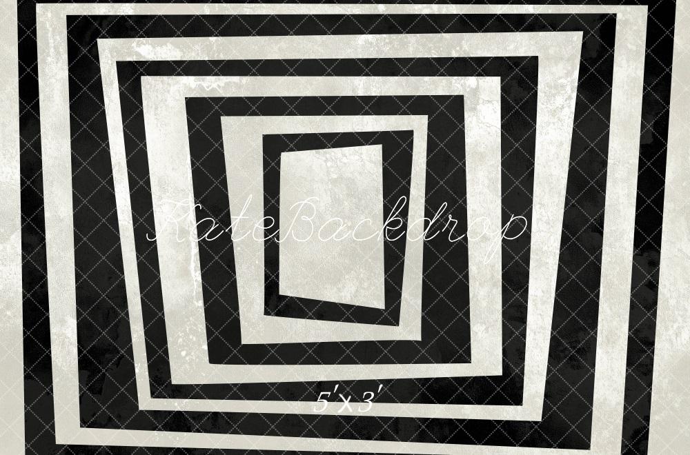 Kate Black White Beetlejuice Frame Backdrop Designed by Mini MakeBelieve