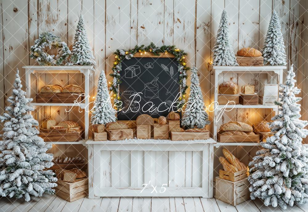 Kate Christmas Tree Bread Chalkboard Backdrop Designed by Emetselch