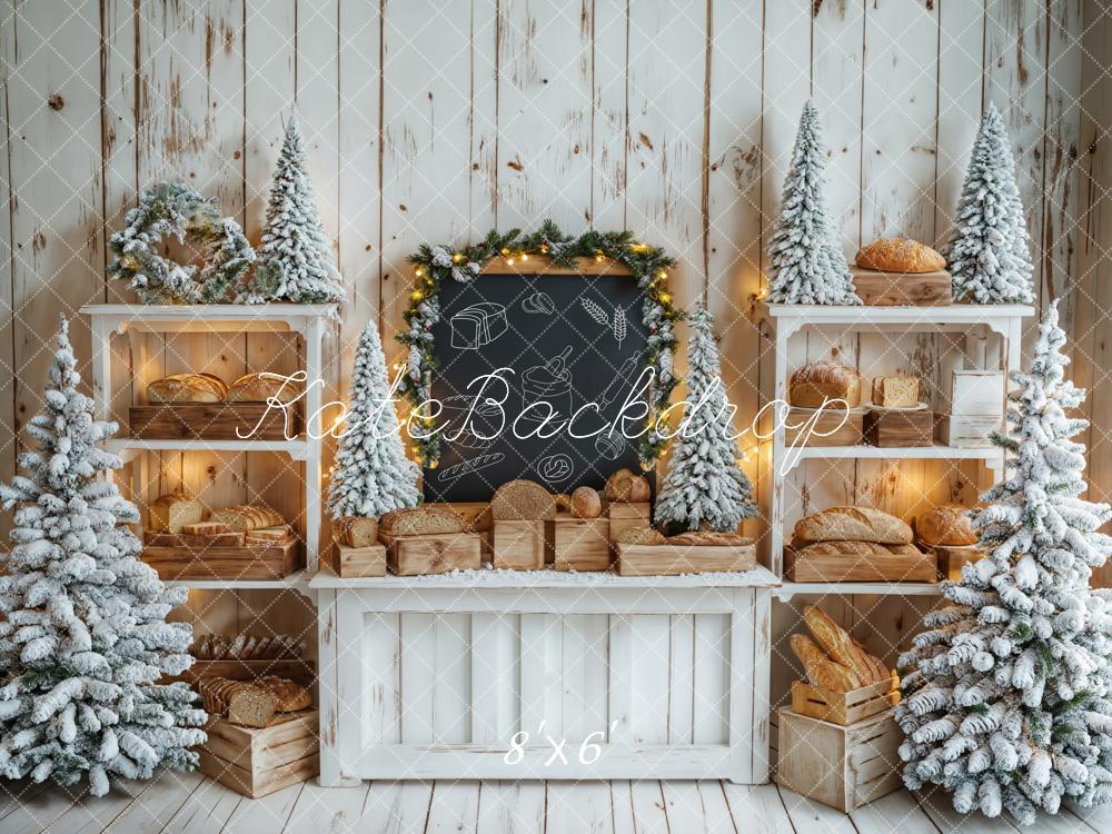 Kate Christmas Tree Bread Chalkboard Backdrop Designed by Emetselch