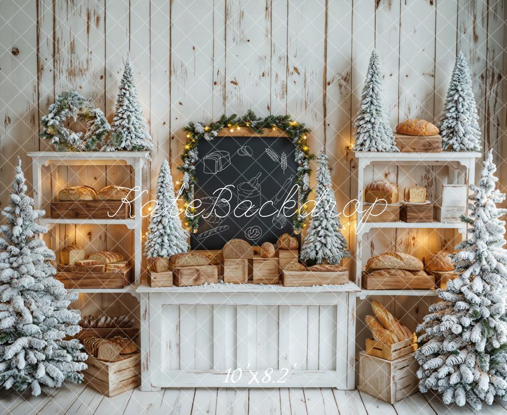 Kate Christmas Tree Bread Chalkboard Backdrop Designed by Emetselch