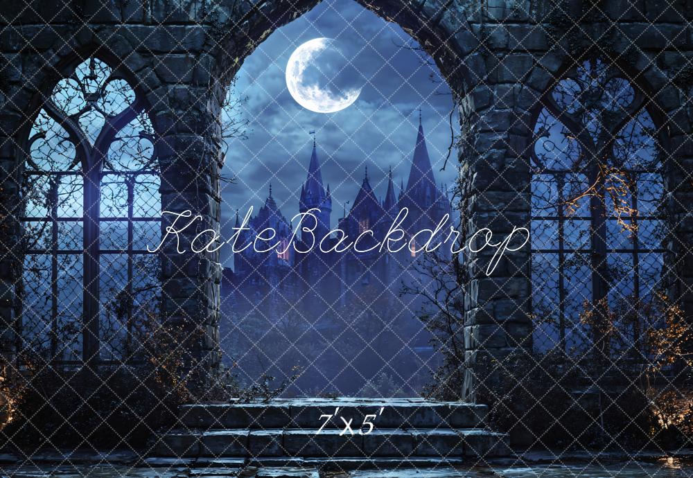 Kate Dark Night Castle Arch Backdrop Designed by Emetselch