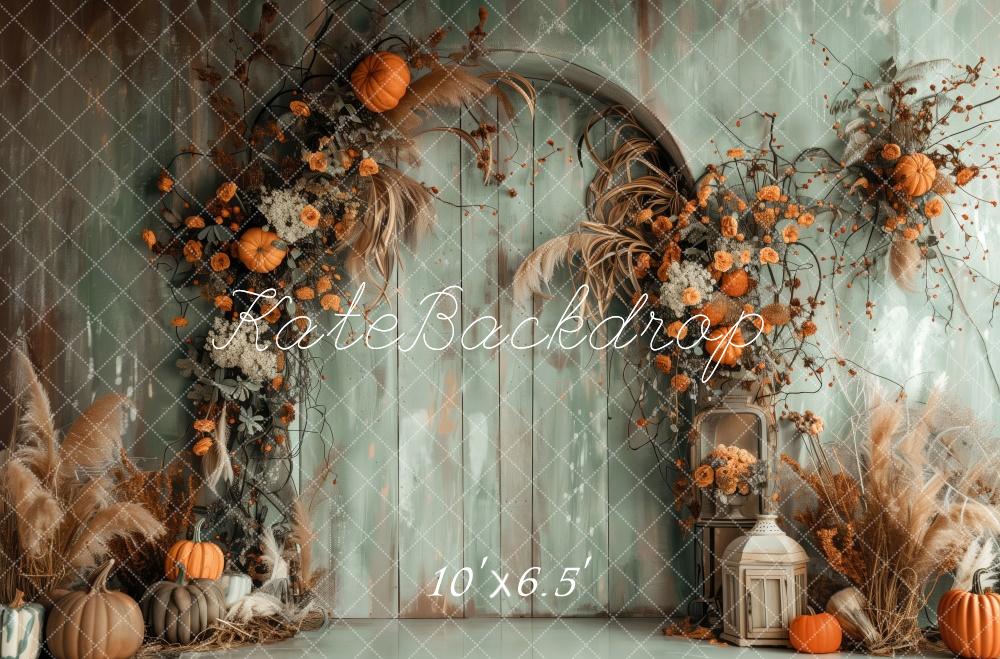 Kate Harvest Celebration Arch Pumpkins Backdrop Designed by Patty Robert