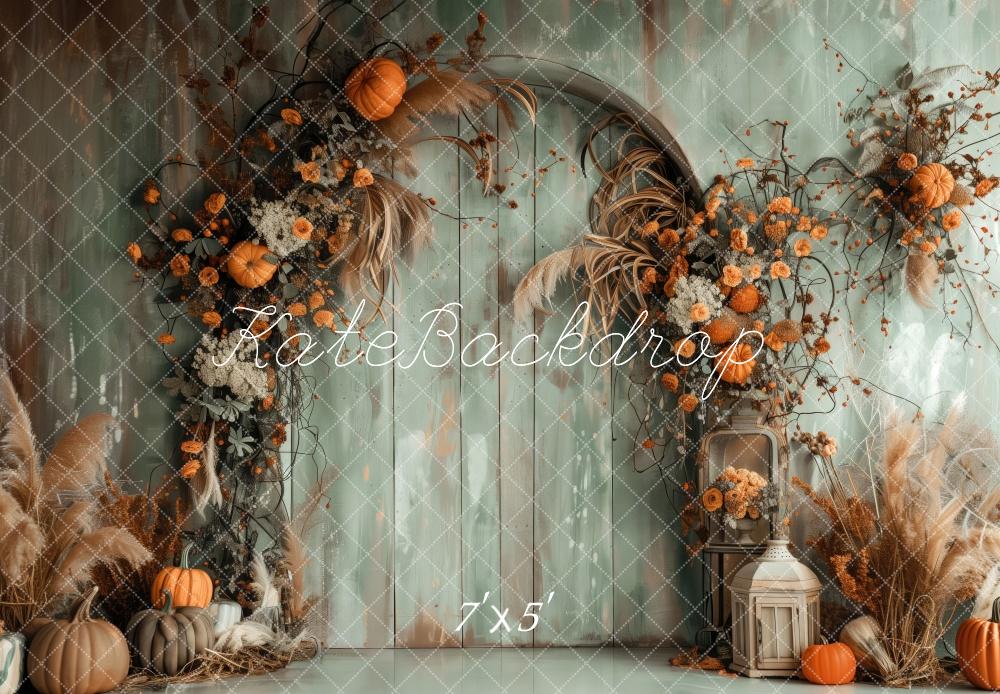 Kate Harvest Celebration Arch Pumpkins Backdrop Designed by Patty Robert