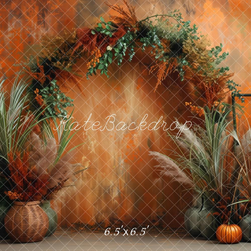 Kate Orange Autumn Archway Backdrop Designed by Patty Robert