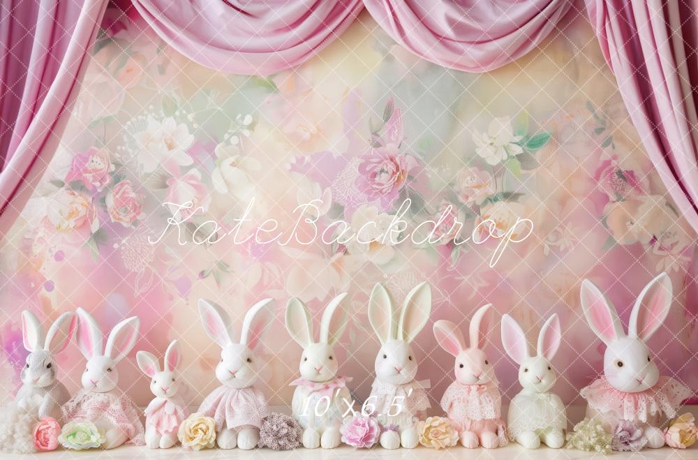 Kate Pastel  Easter Bunny Parade Backdrop Designed by Patty Robert