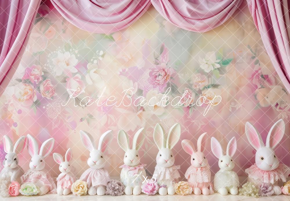 Kate Pastel  Easter Bunny Parade Backdrop Designed by Patty Robert