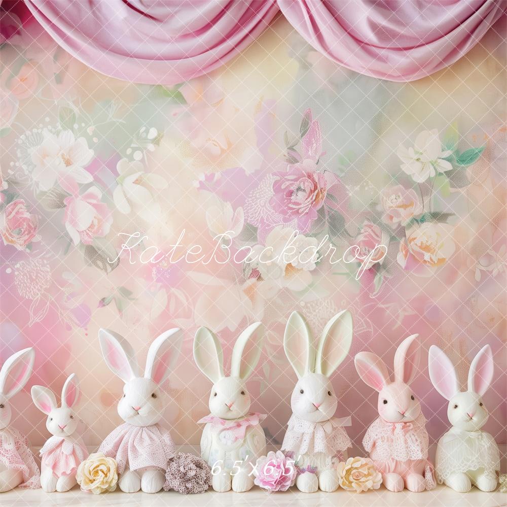 Kate Pastel  Easter Bunny Parade Backdrop Designed by Patty Robert