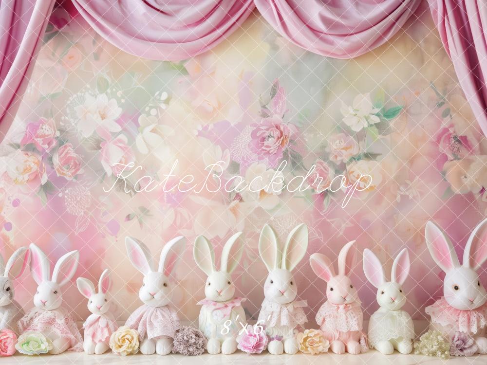 Kate Pastel  Easter Bunny Parade Backdrop Designed by Patty Robert