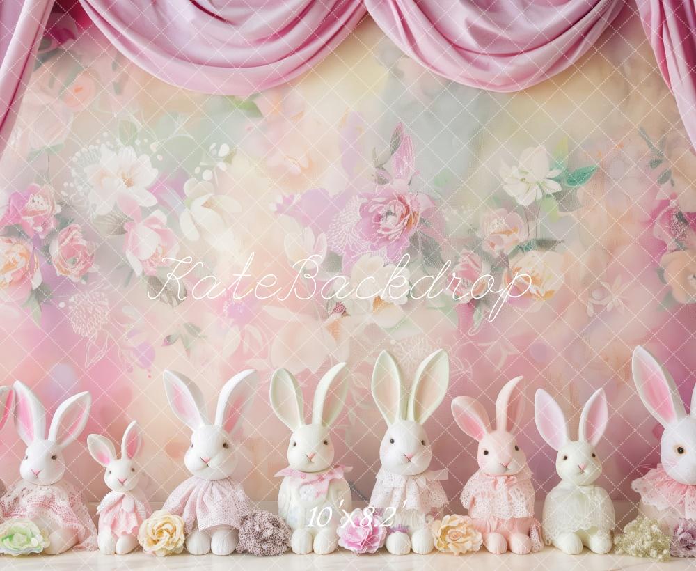 Kate Pastel  Easter Bunny Parade Backdrop Designed by Patty Robert