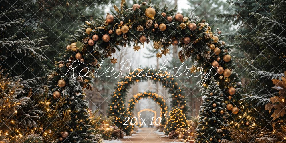 Kate Christmas Tree Archway Forest Backdrop Designed by Emetselch