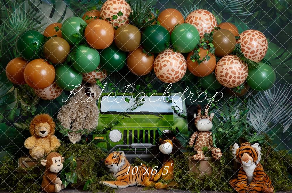 Kate Safari Jungle Backdrop Designed by Megan Leigh Photography