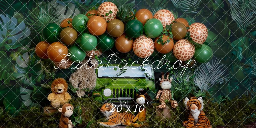 Kate Safari Jungle Backdrop Designed by Megan Leigh Photography