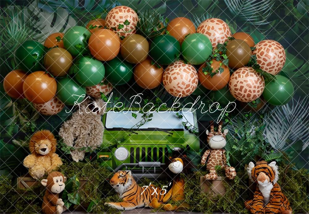 Kate Safari Jungle Backdrop Designed by Megan Leigh Photography