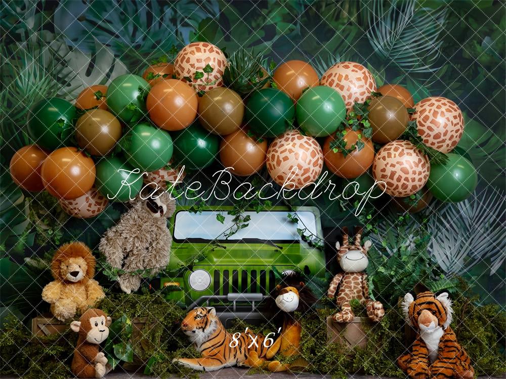 Kate Safari Jungle Backdrop Designed by Megan Leigh Photography