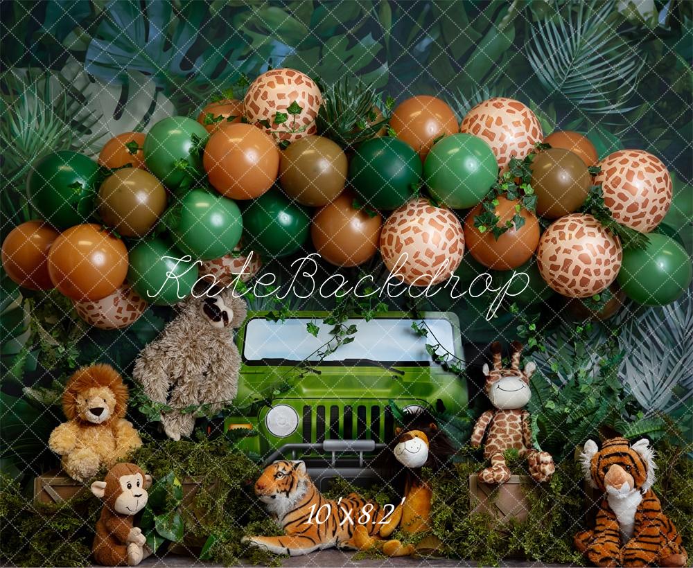 Kate Safari Jungle Backdrop Designed by Megan Leigh Photography