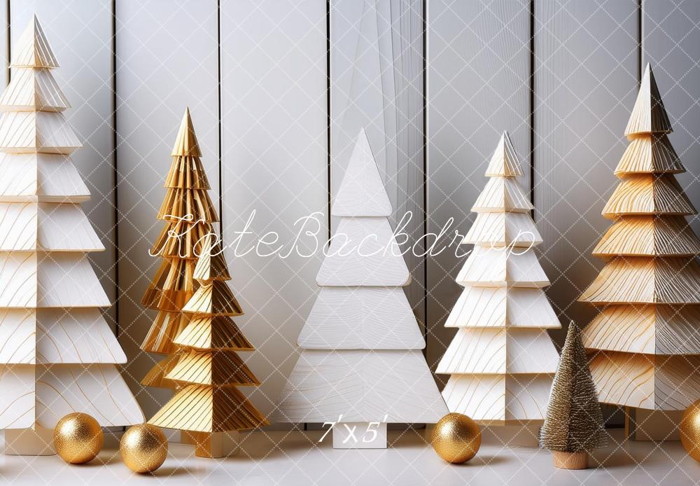 Kate Wooden Christmas Trees Backdrop Designed by Megan Leigh Photography