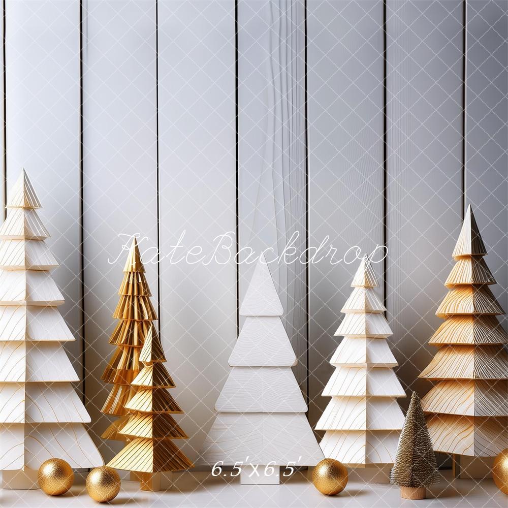 Kate Wooden Christmas Trees Backdrop Designed by Megan Leigh Photography