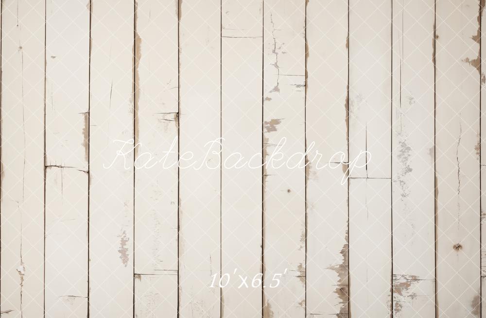 Kate Rustic White Wood Floor Backdrop Designed by Kate Image