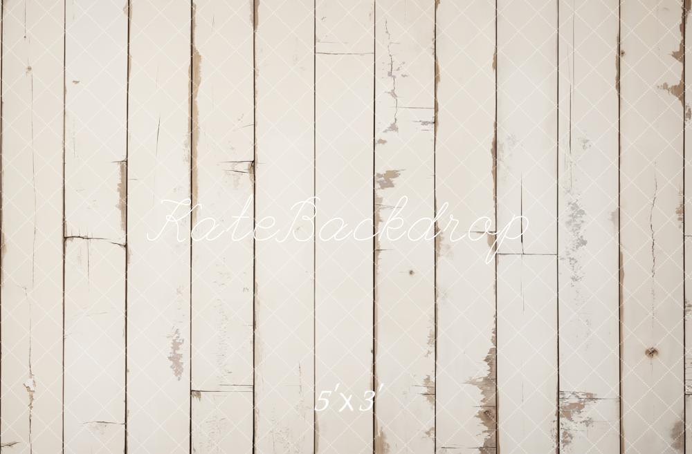 Kate Rustic White Wood Floor Backdrop Designed by Kate Image