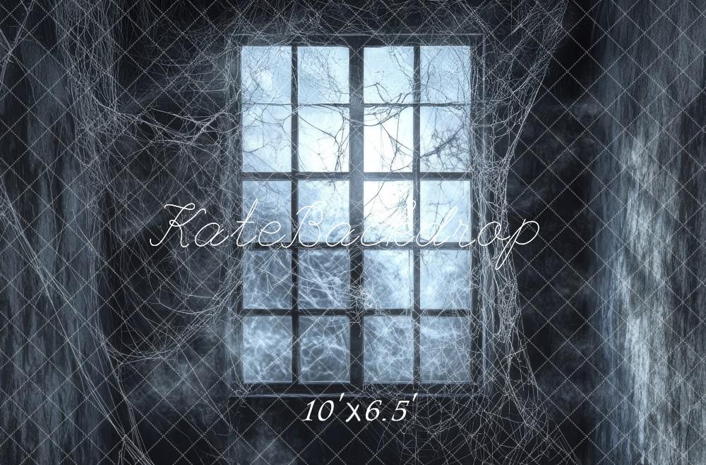 Kate Halloween Spiderweb Window Backdrop Designed by Lidia Redekopp