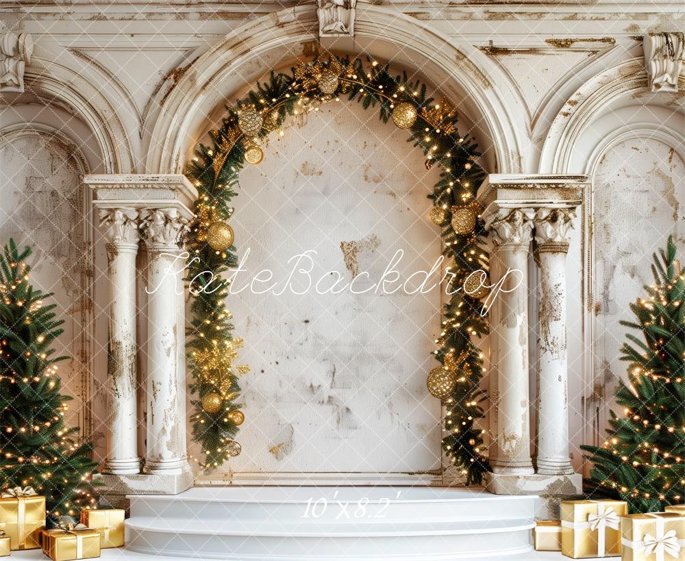 Kate Elegant Christmas Palace Backdrop Designed by Patty Robert