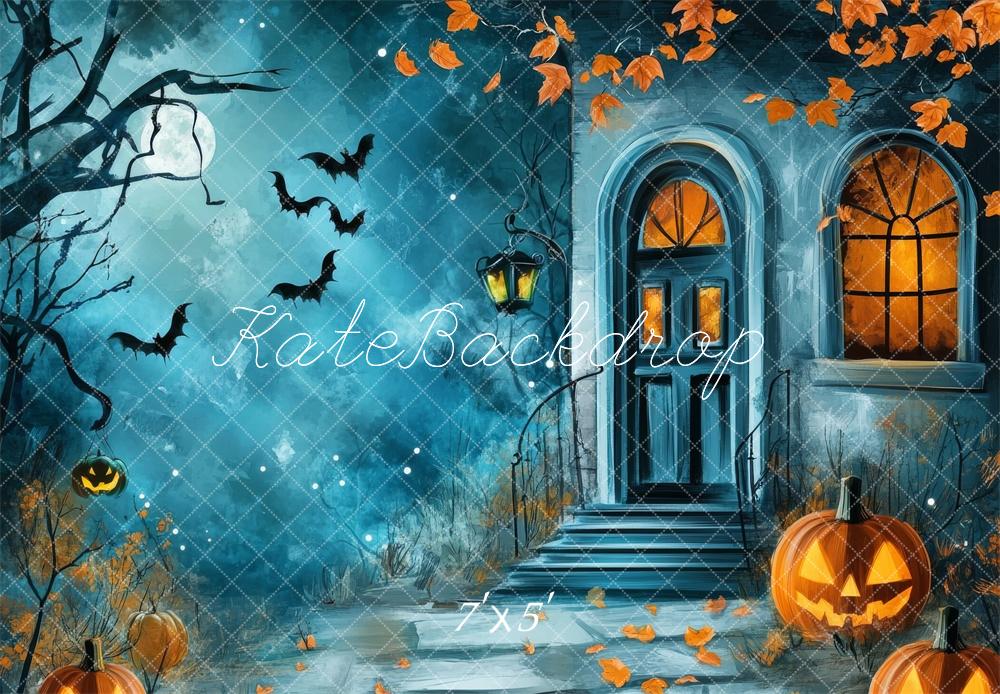 Kate Halloween Porch Backdrop Designed by Lidia Redekopp