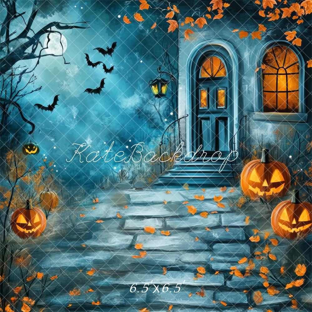 Kate Halloween Porch Backdrop Designed by Lidia Redekopp