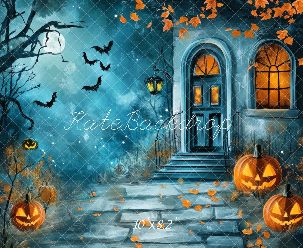 Kate Halloween Porch Backdrop Designed by Lidia Redekopp