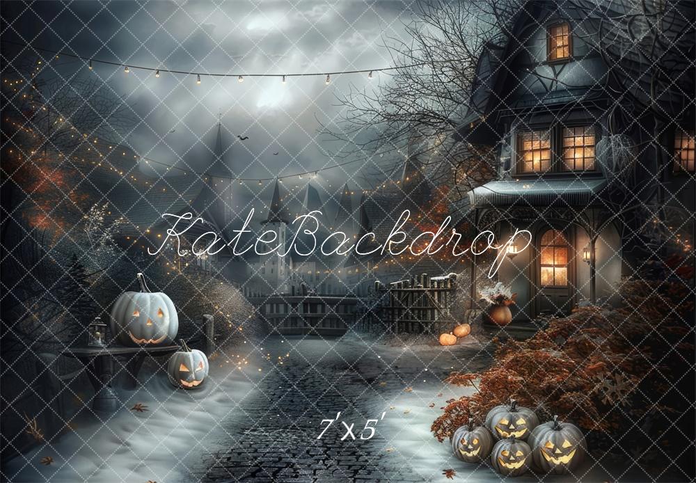 Kate Snowy Halloween Backdrop Designed by Lidia Redekopp