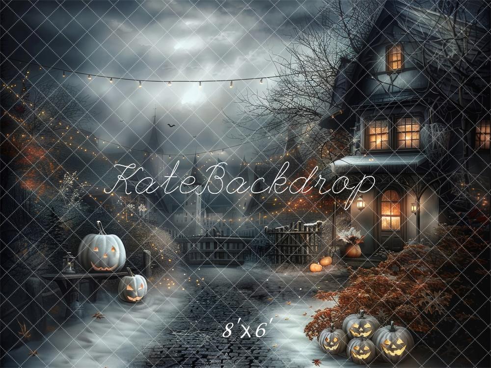 Kate Snowy Halloween Backdrop Designed by Lidia Redekopp