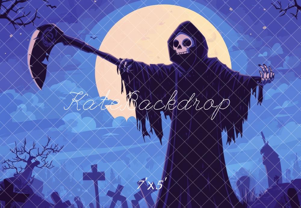 Kate Grim Reaper Halloween Backdrop Designed by Lidia Redekopp