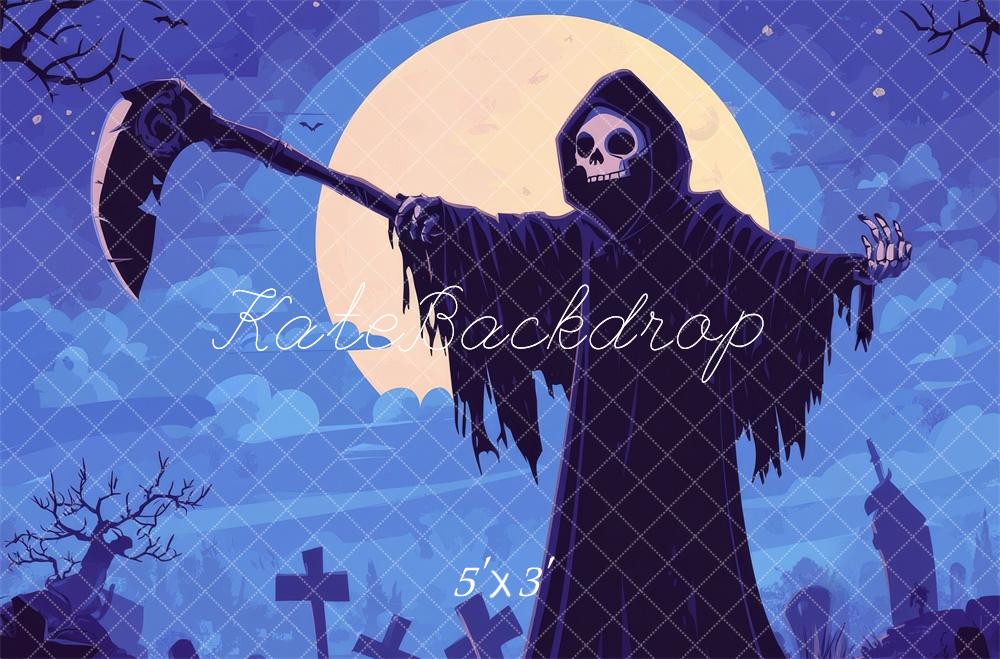 Kate Grim Reaper Halloween Backdrop Designed by Lidia Redekopp