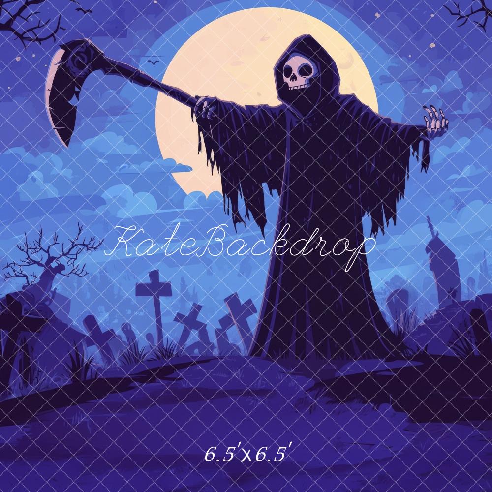 Kate Grim Reaper Halloween Backdrop Designed by Lidia Redekopp