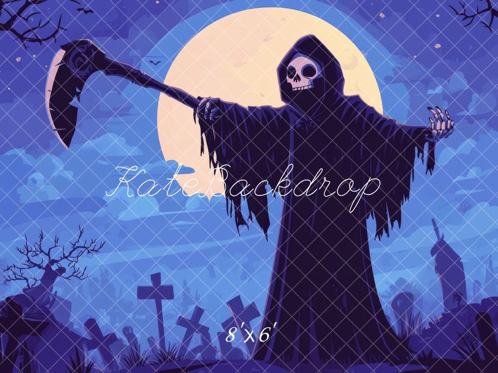 Kate Grim Reaper Halloween Backdrop Designed by Lidia Redekopp