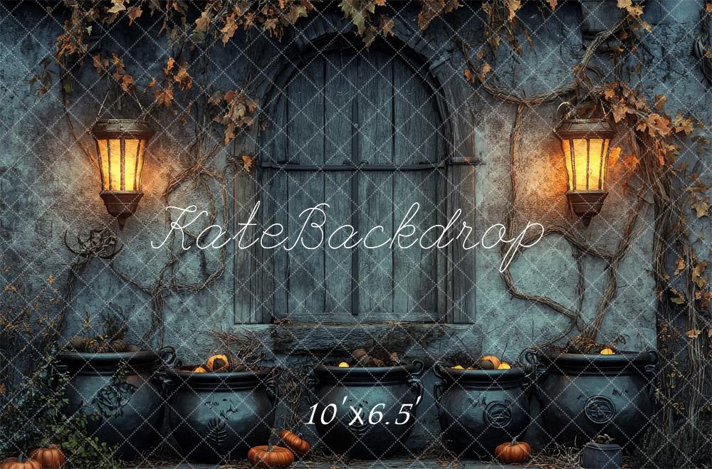 Kate Witch's Window Halloween Backdrop Designed by Lidia Redekopp