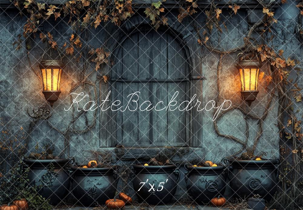 Kate Witch's Window Halloween Backdrop Designed by Lidia Redekopp