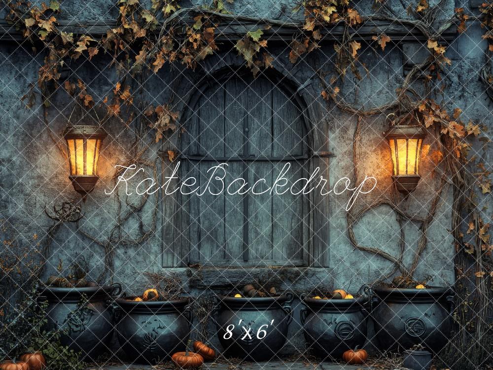 Kate Witch's Window Halloween Backdrop Designed by Lidia Redekopp