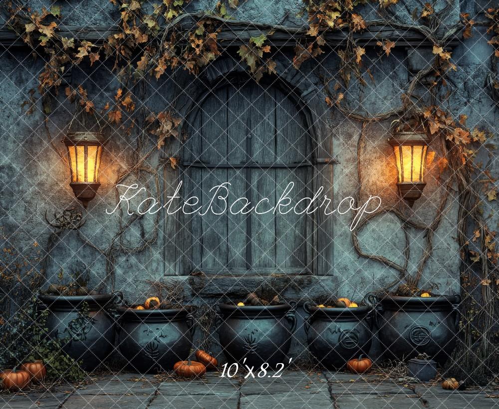 Kate Witch's Window Halloween Backdrop Designed by Lidia Redekopp