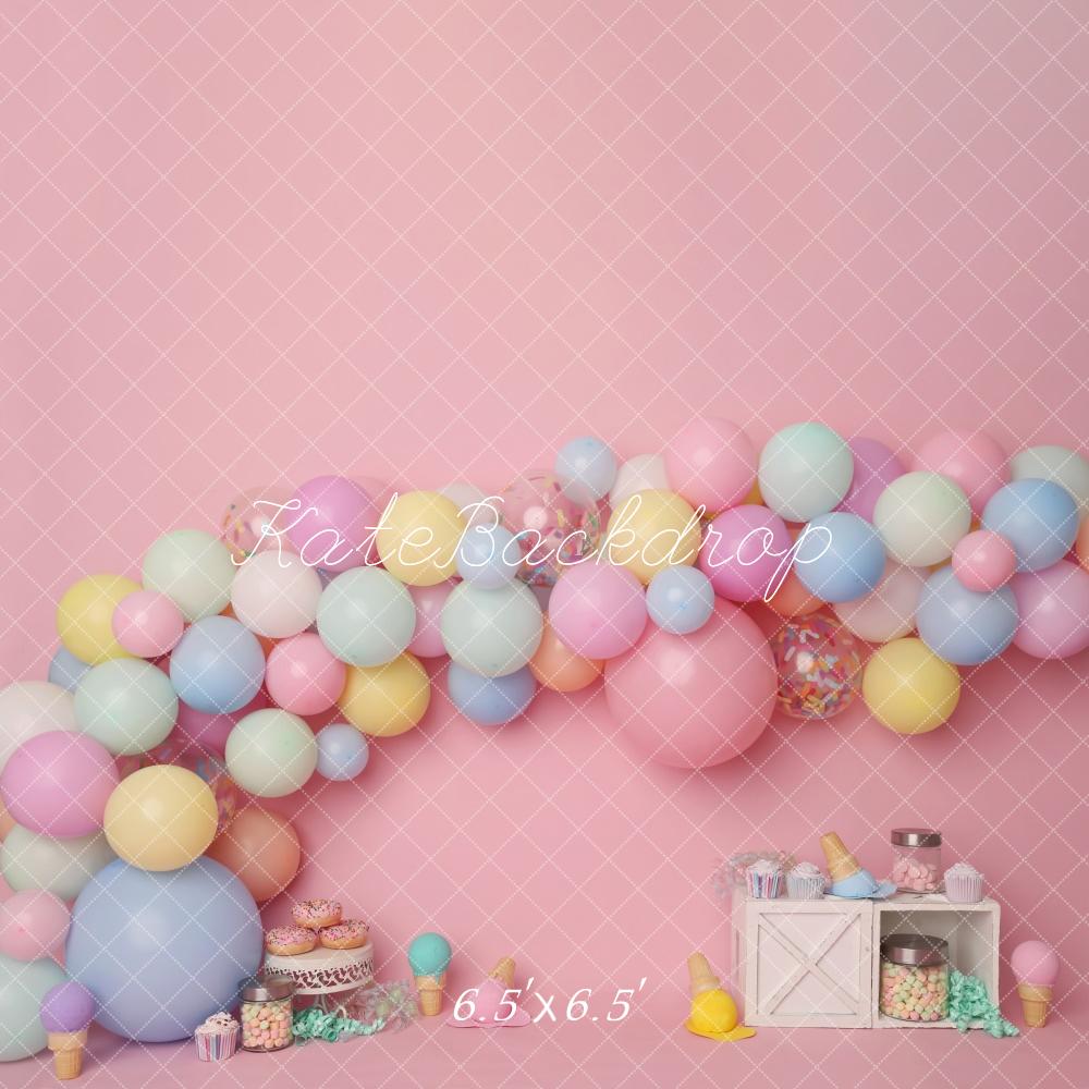 Kate Ice Cream Birthday Backdrop Designed by Melissa King