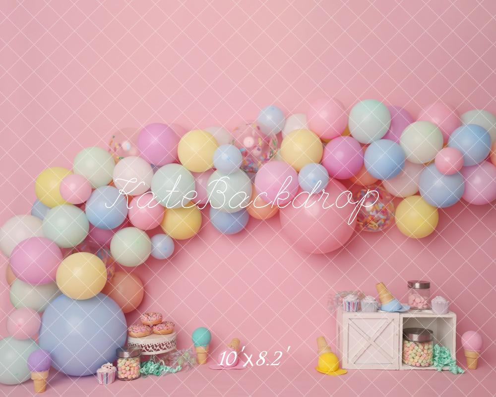 Kate Ice Cream Birthday Backdrop Designed by Melissa King