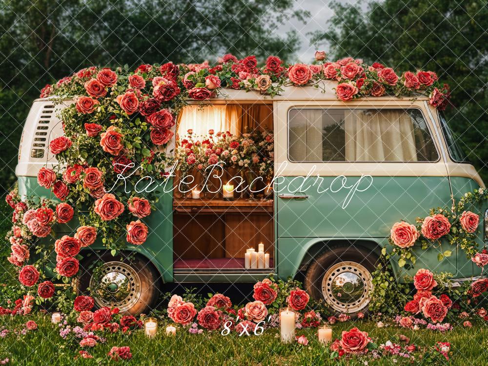 Kate Valentine's Day Campervan Backdrop Designed by Emetselch