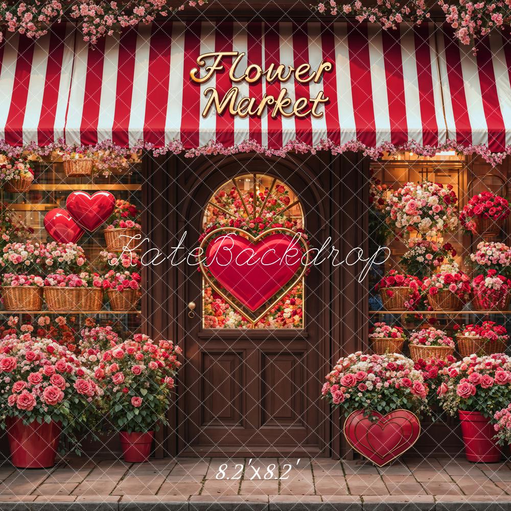 Kate Valentine's Day Flower Shop Backdrop Designed by Emetselch