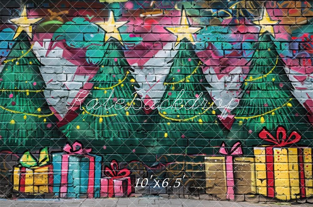 Kate Christmas Graffiti Backdrop Designed by Mini MakeBelieve