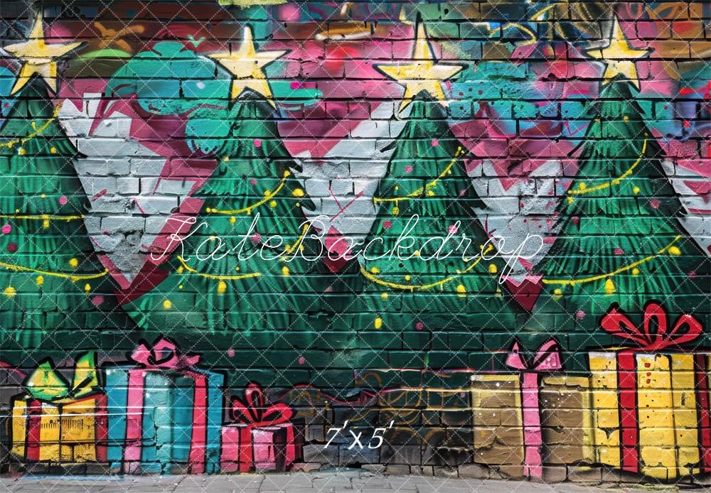 Kate Christmas Graffiti Backdrop Designed by Mini MakeBelieve