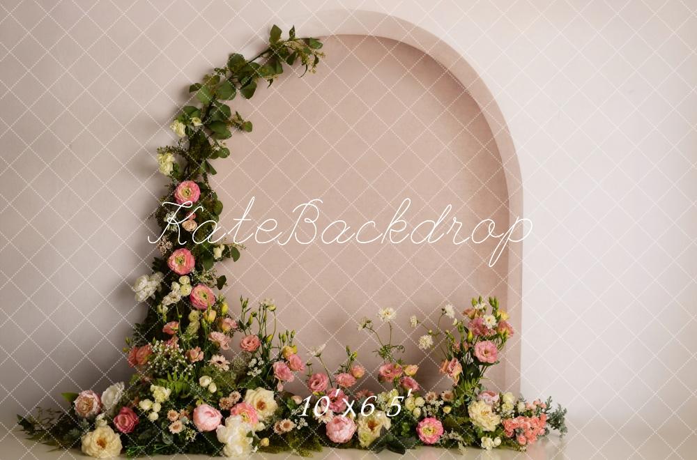 Kate Floral Arch Spring Backdrop Designed by Mandy Ringe Photography