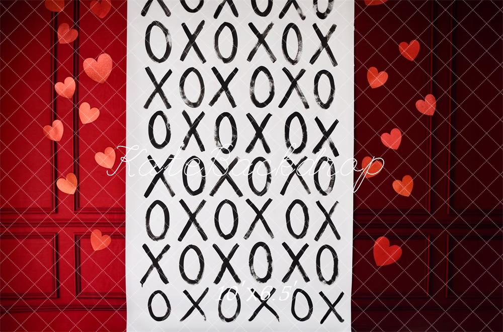 Kate Valentines Xoxo Scroll Backdrop Designed by Mandy Ringe Photography