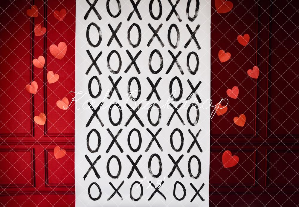 Kate Valentines Xoxo Scroll Backdrop Designed by Mandy Ringe Photography